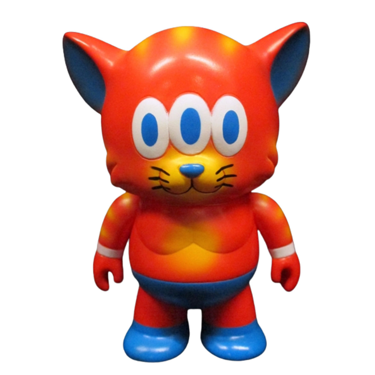 Red Blue Calm Cat Wrestler