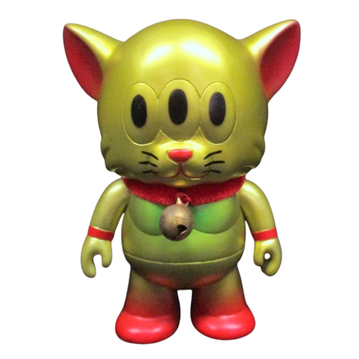 Gold Calm Cat Wrestler