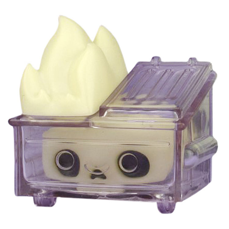 Skull Trash Green GID Dumpster Fire by 100% Soft