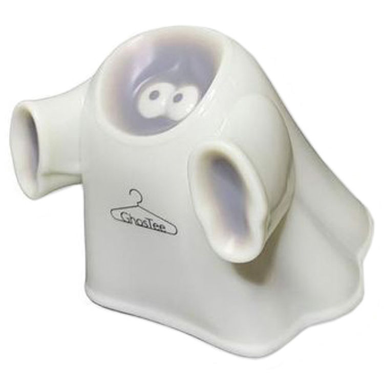 White GhosTee Hanger GID by Human Robot