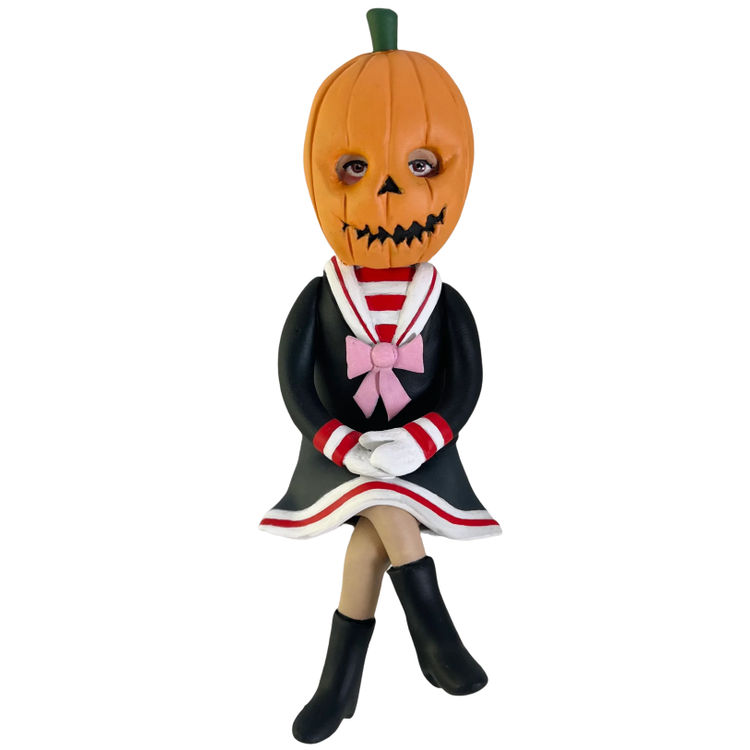 Pumpkin Head Kiddo by Doubleparlour