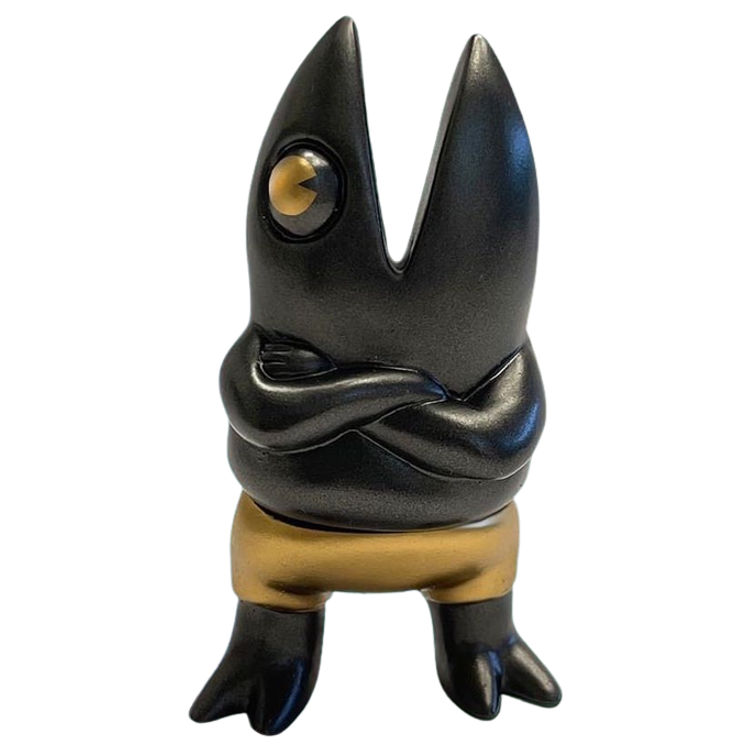Black & Gold Mackerel Knife Fish by Momoco Studios