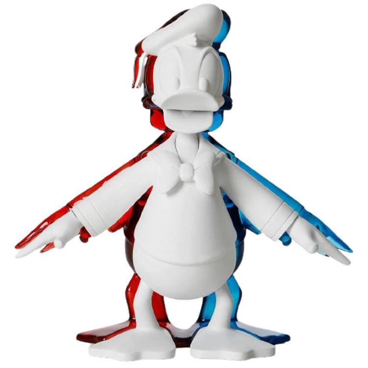 Pure White Stereoscopic Series Donald Duck by Disney
