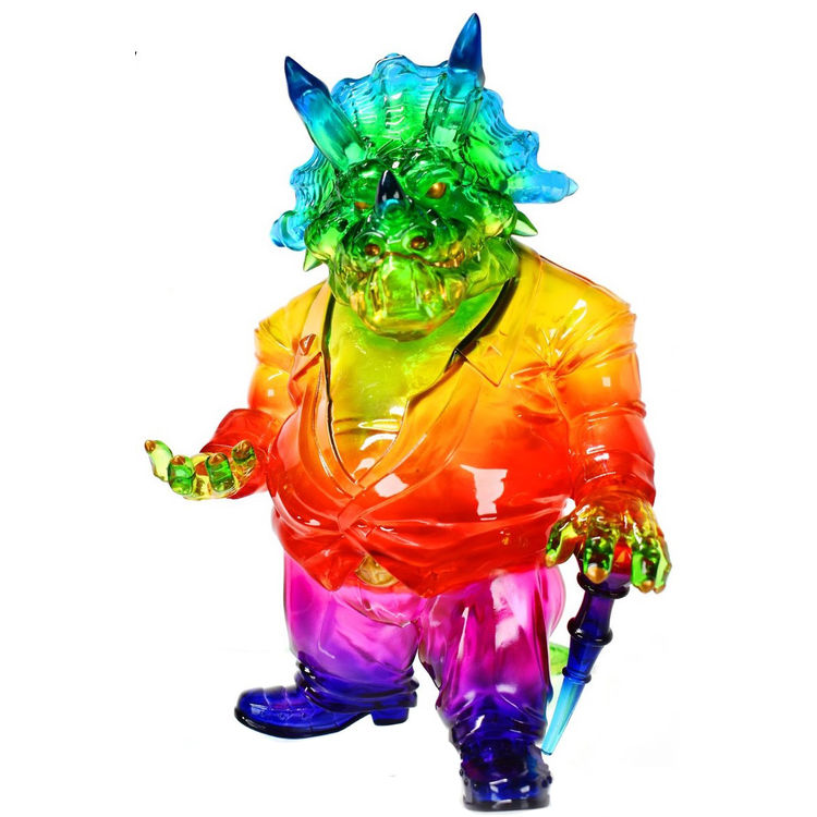 Clear Rainbow Robert Vito Triceratops Boss by Spawnmax