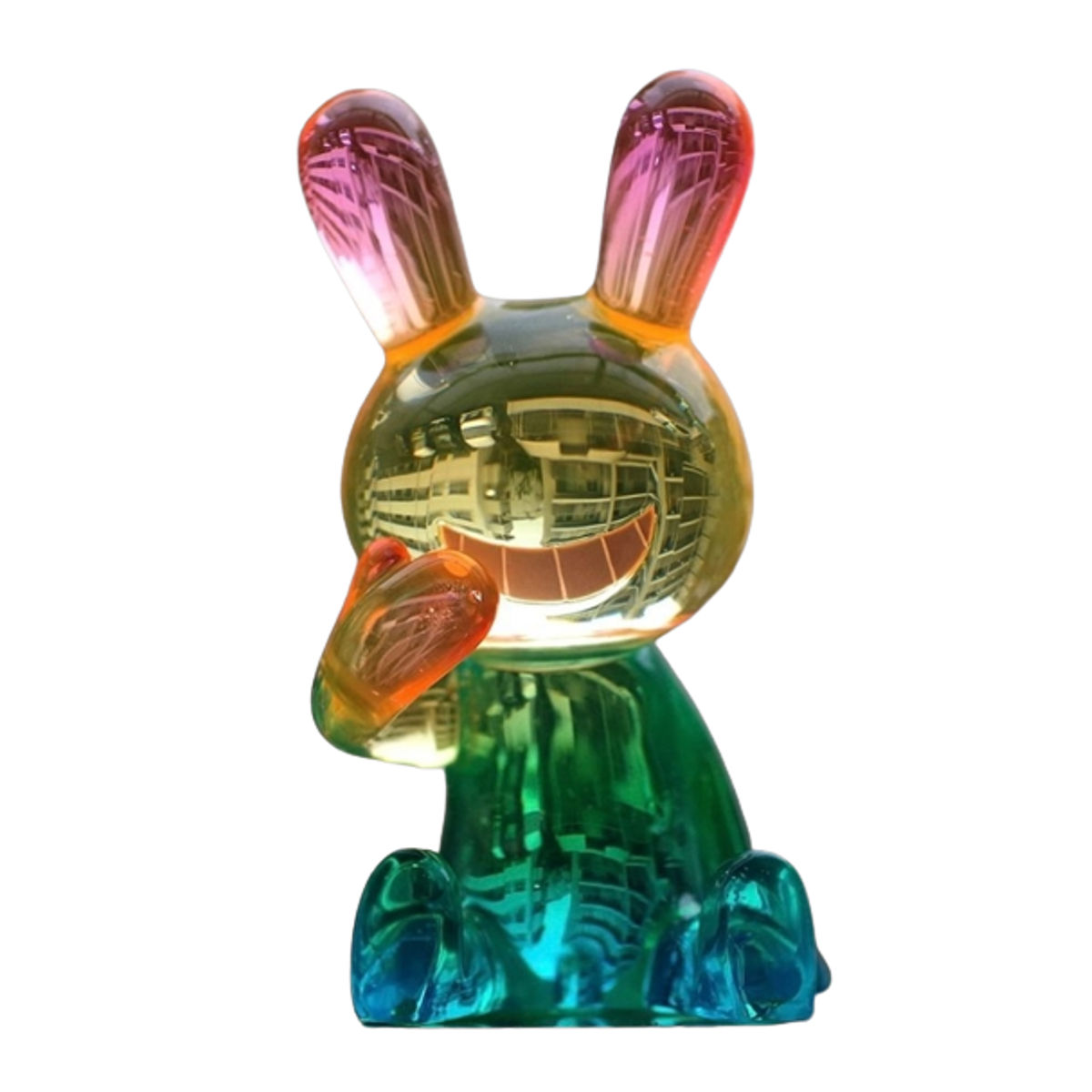 Clear RaInbow Black Rabbit