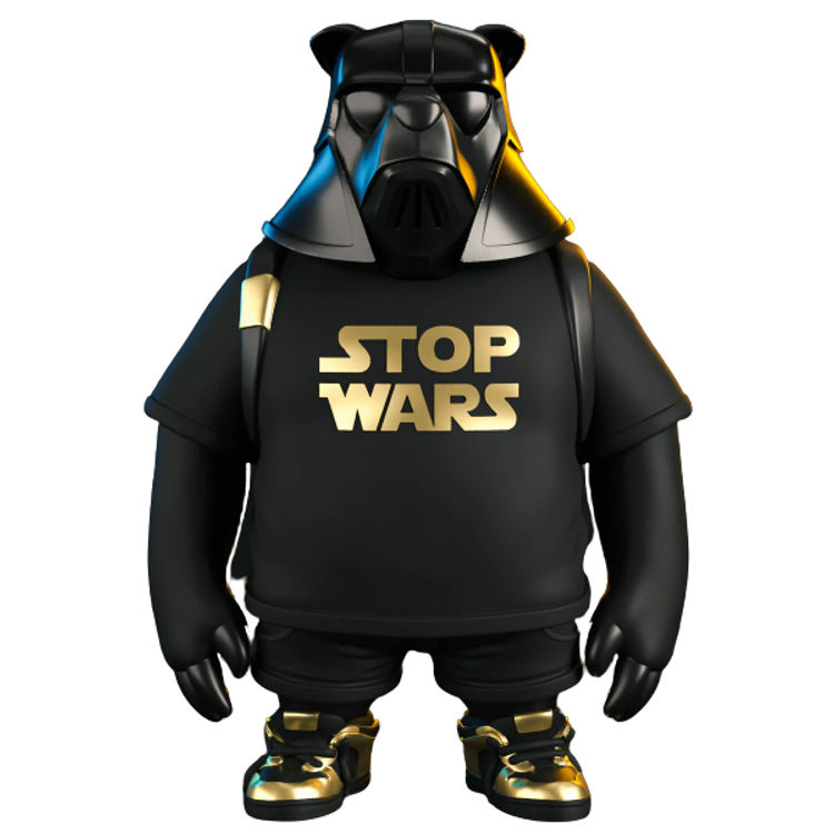 Stop Wars Darth Bear by Pixelbudah (Oasim Karmieh)