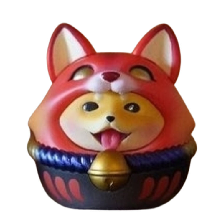 Red Dog Daruma by Dog Together Studio