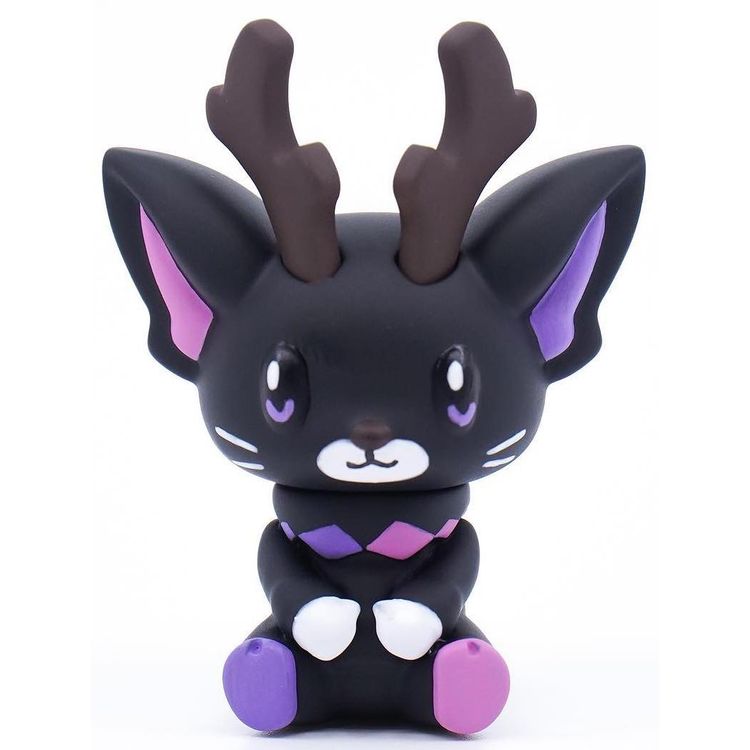 Black Cat Mini Nori Baby Deer by Bakkun (Sanghyuk Park)