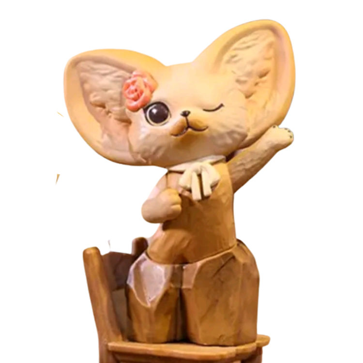 Wooden Sculpture Megary by Yoyo Yeung