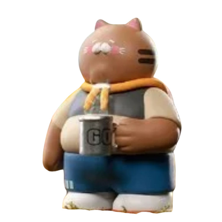 Snow Uncle Cat by LAM Toys