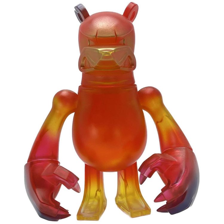 Clear Red Knucklebear by Touma