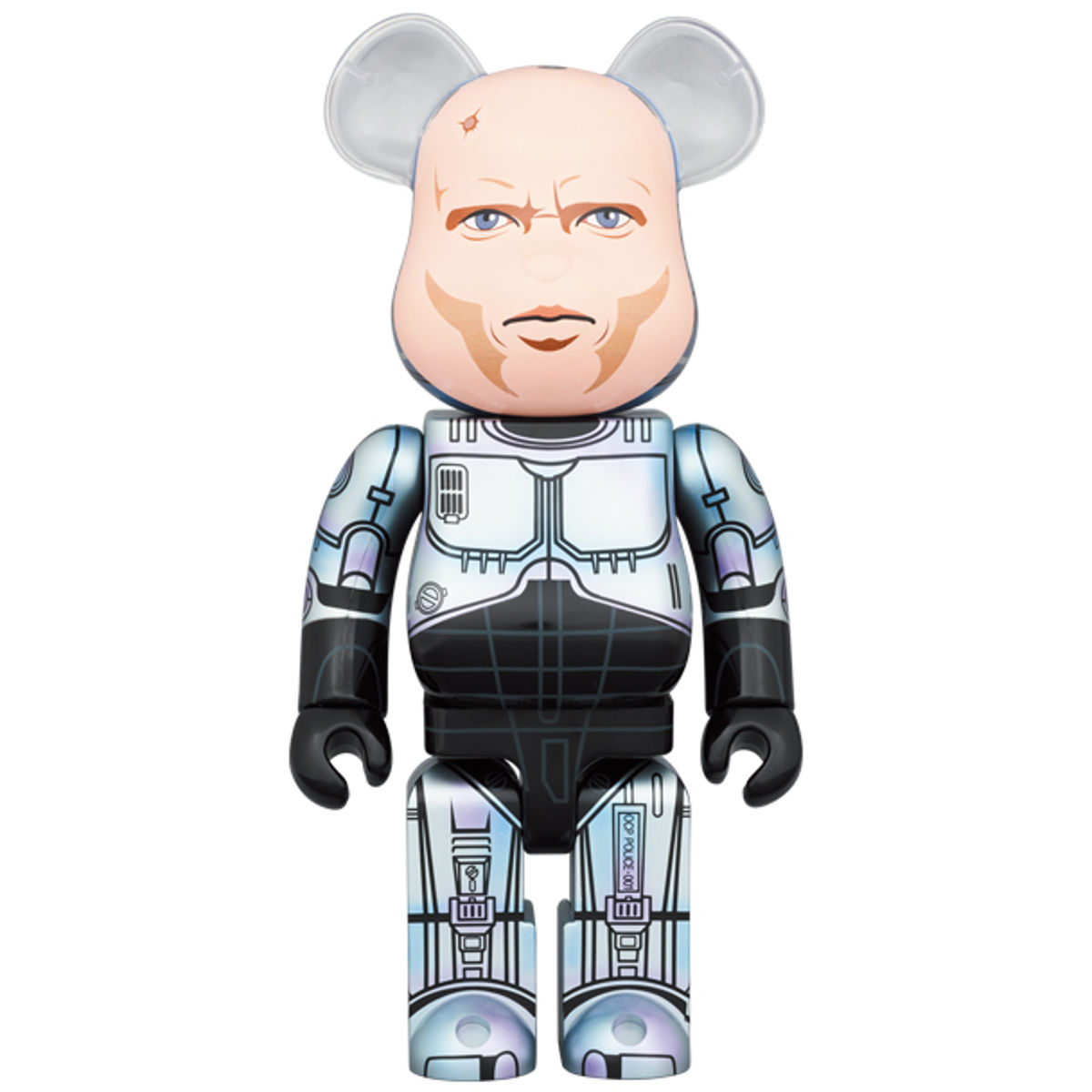 100% & 400% Murphy Head : Robocop 2 Be@rbrick (Set)