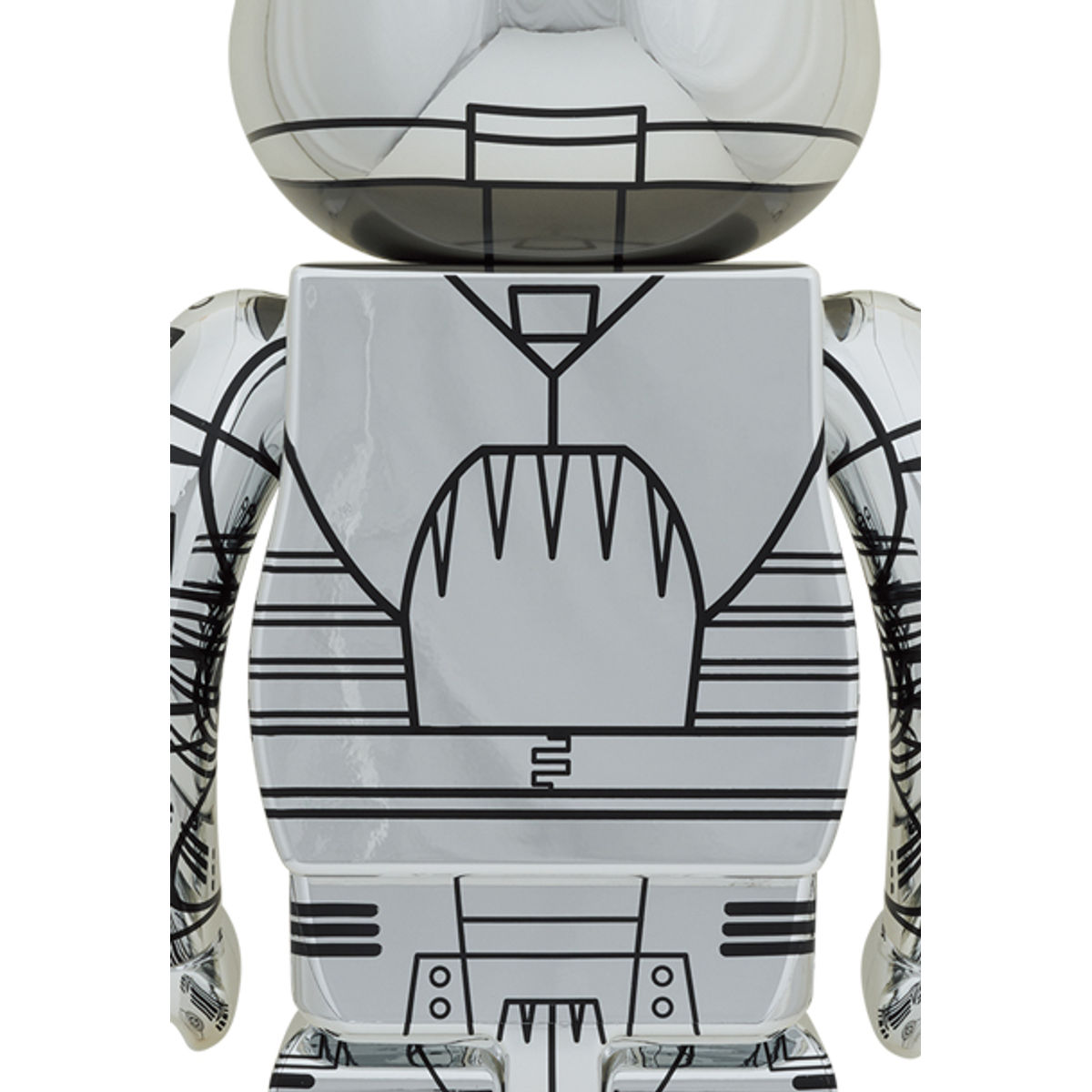 1000% Shadow Moon x Hajime Sorayama Bearbrick