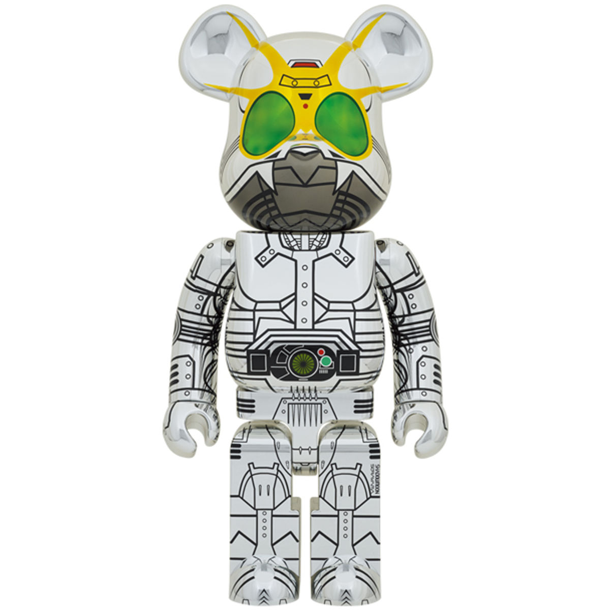 1000% Shadow Moon x Hajime Sorayama Bearbrick