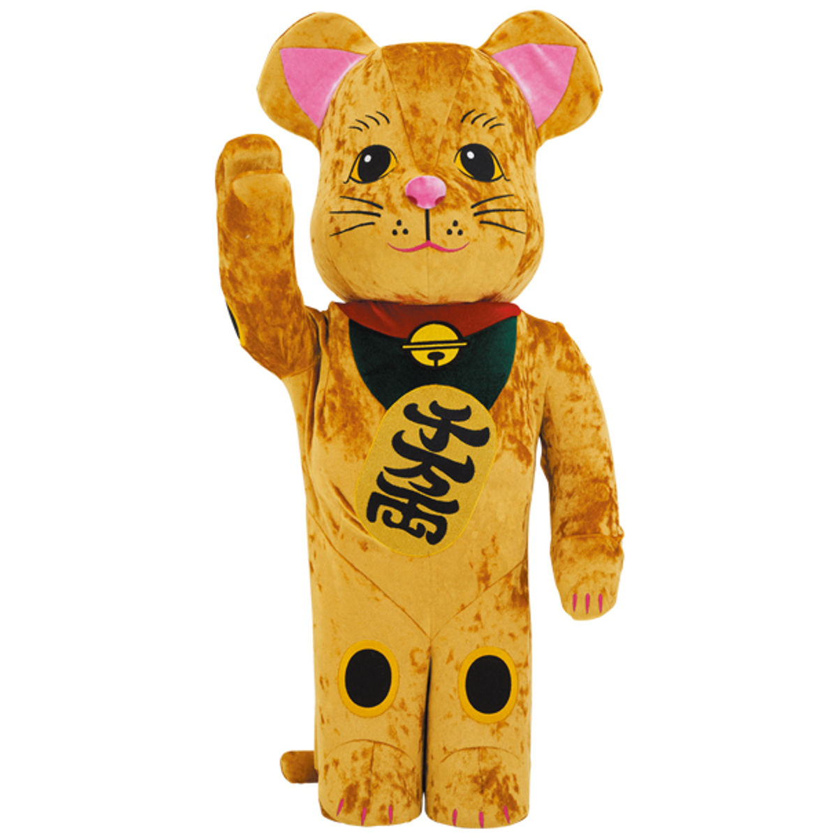 1000% Lucky Cat Gold Costume Edition Bearbrick