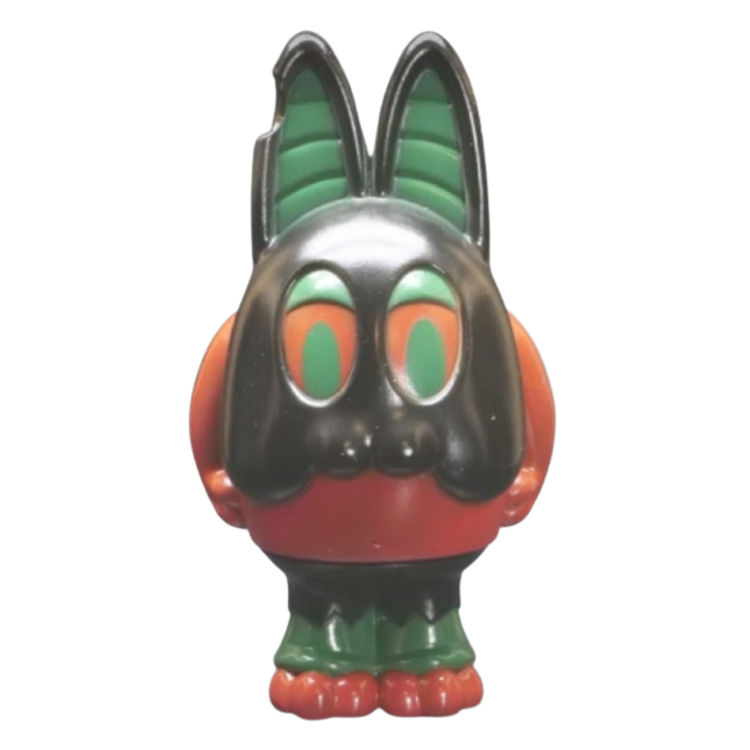 Metallic BlCk Green and Orange Bonnie by Art Fabula