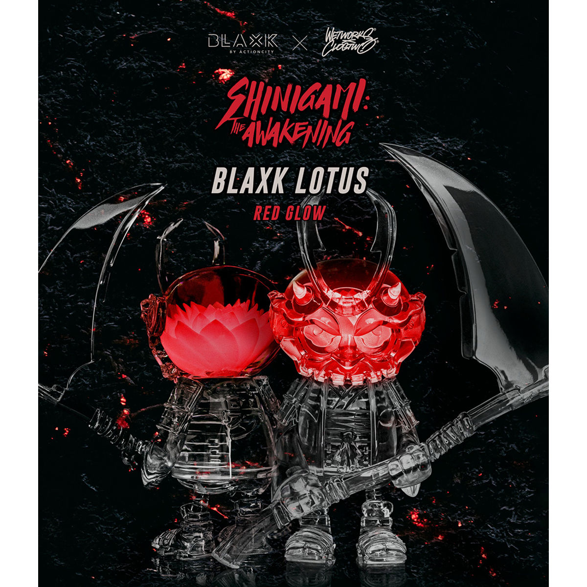 Shinigami BLAXK Lotus (Red Glow)