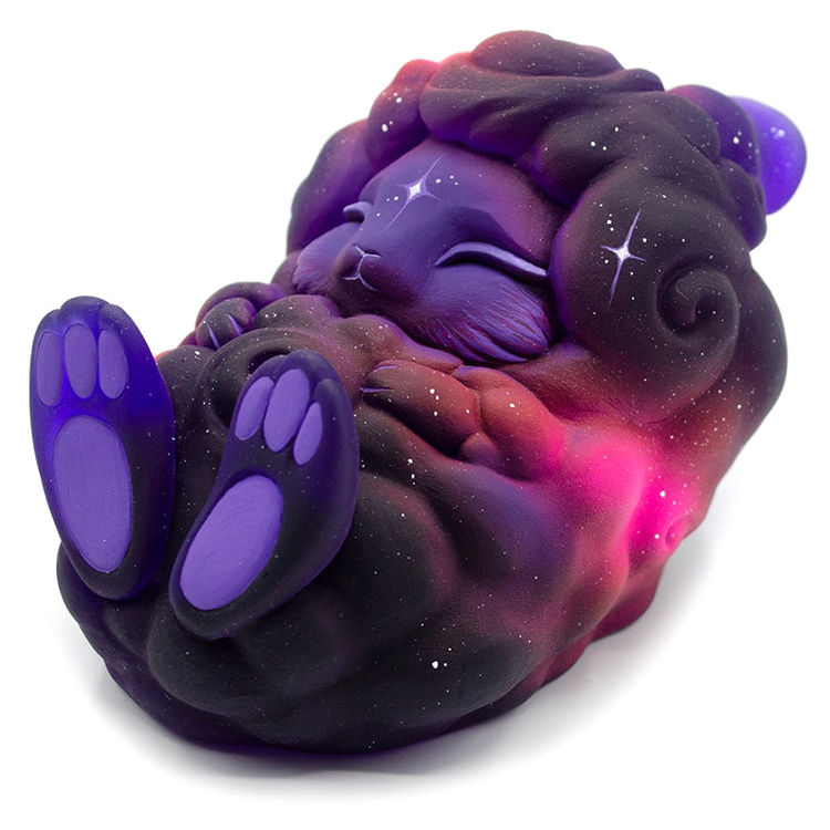 Purple Cosmic Dreams Cloudy Slumbers by Tomodachi Island (Emelie Jensen)