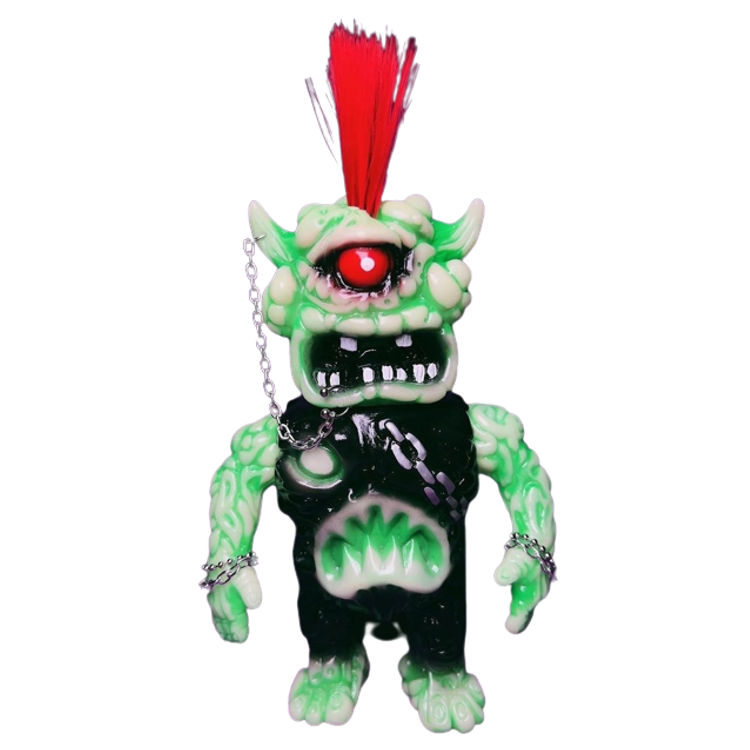 GID Mohawk Cyclops Barfie by Mad Ugly Dudes Toys