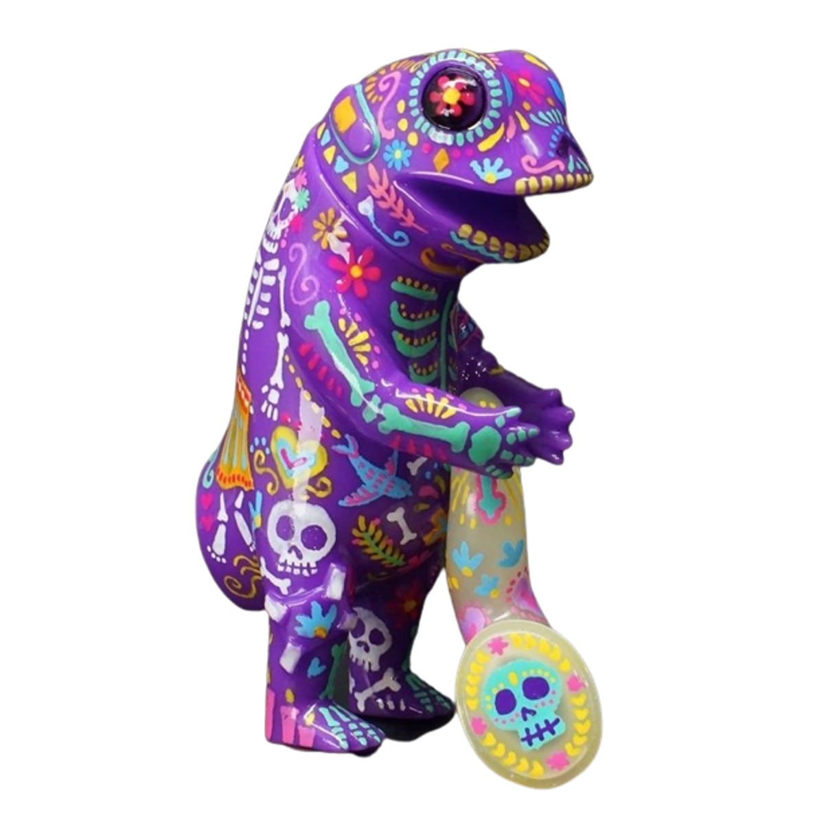 Purple Sugar Skull Oh! Peter Got Hurt!