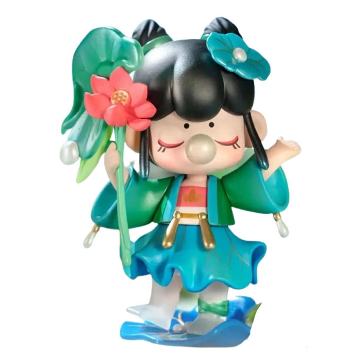 Infinite Green Lotus Leaves