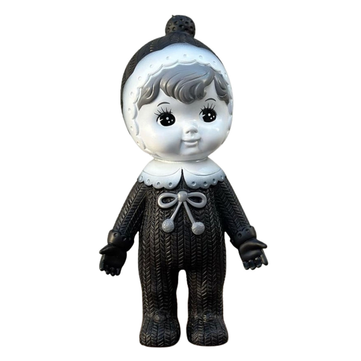 Monotone Pom Pom Hat Charmy Chan