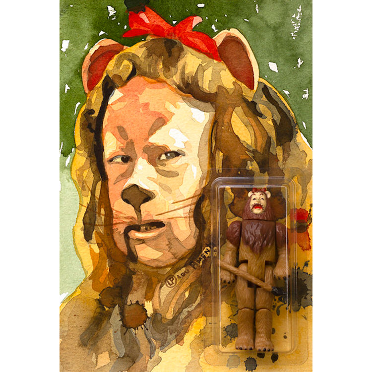 Cowardly Lion : Vintage Gold by Lou Pimentel