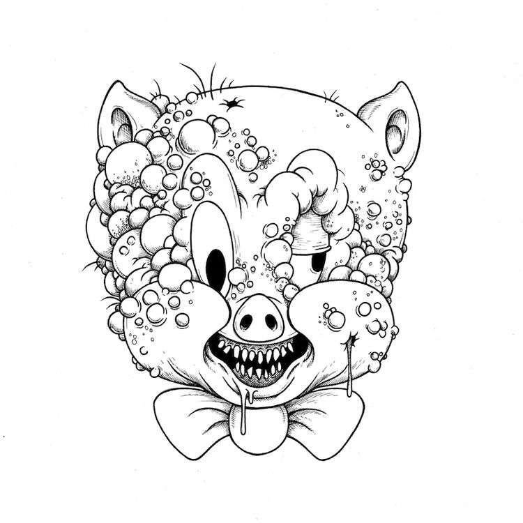 Looney-Tick #3 by Alex Pardee