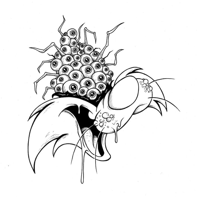 Looney-Tick #4 by Alex Pardee