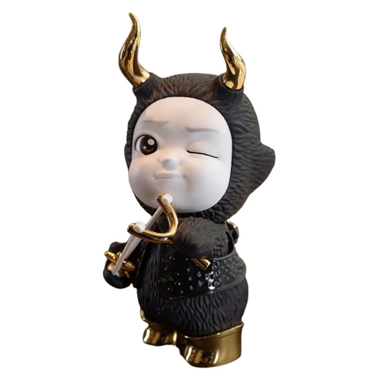 200% Black Star Wish Angel Boy by Dotoy