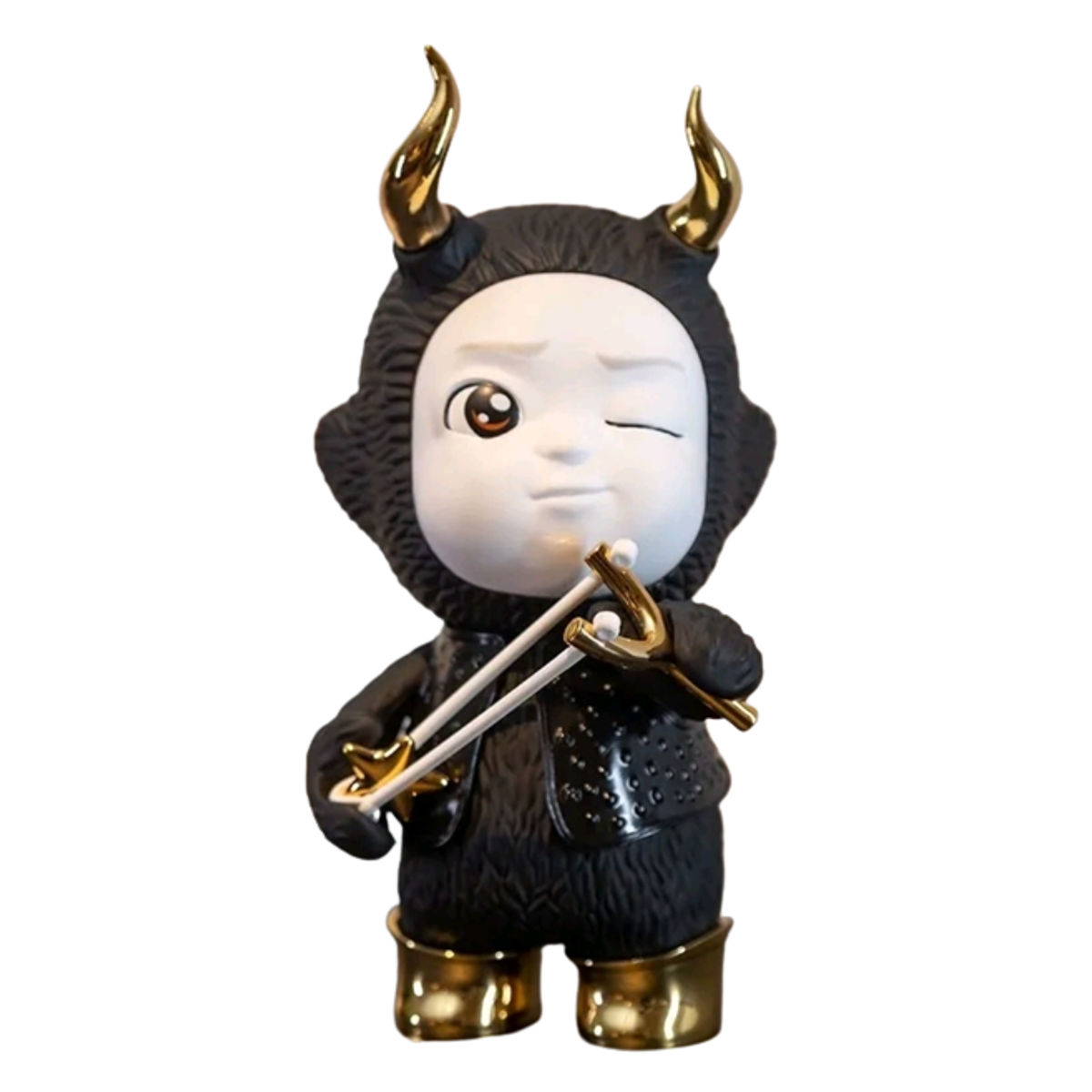 400% Black Star Wish Angel Boy