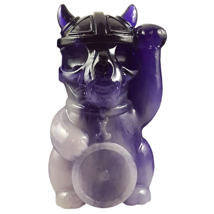 Nordic Lucky Cat Iolite by The Toy Viking