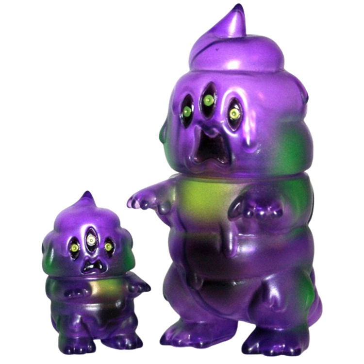 Art Junkie Clear Purple Shitton and Mini by Art Junkie (Shinichiro AJ Kato)