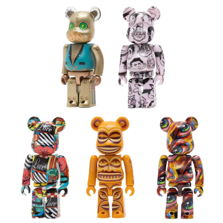 DesignerCon 2022 Be@rbrick Artist Set (5 pack) by Doktor A