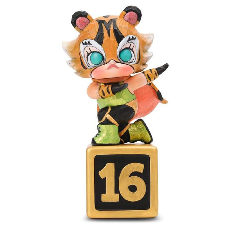 Molly Vigorous Tiger Green Version 16th Anniversary by Kenny Wong