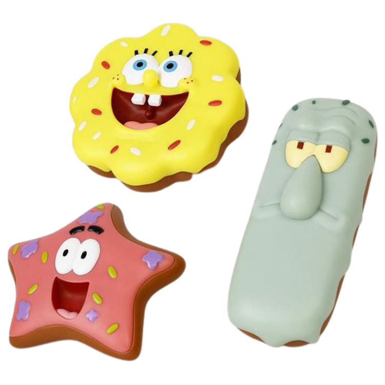 SpongeBob, Patrick, Squidward Donuts (Set) by Nickelodeon
