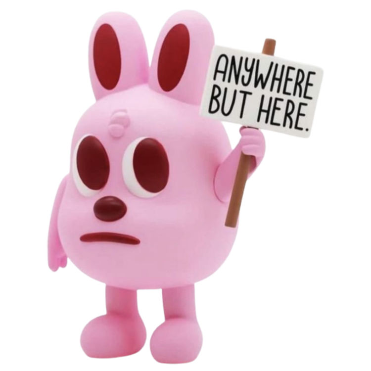 Anywhere but Here Buny (DCon 2022) by Blake Jones