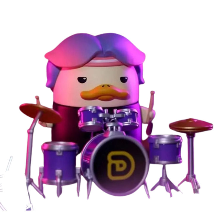 Drummer Duckoo (Secret Figure) by Chokocider