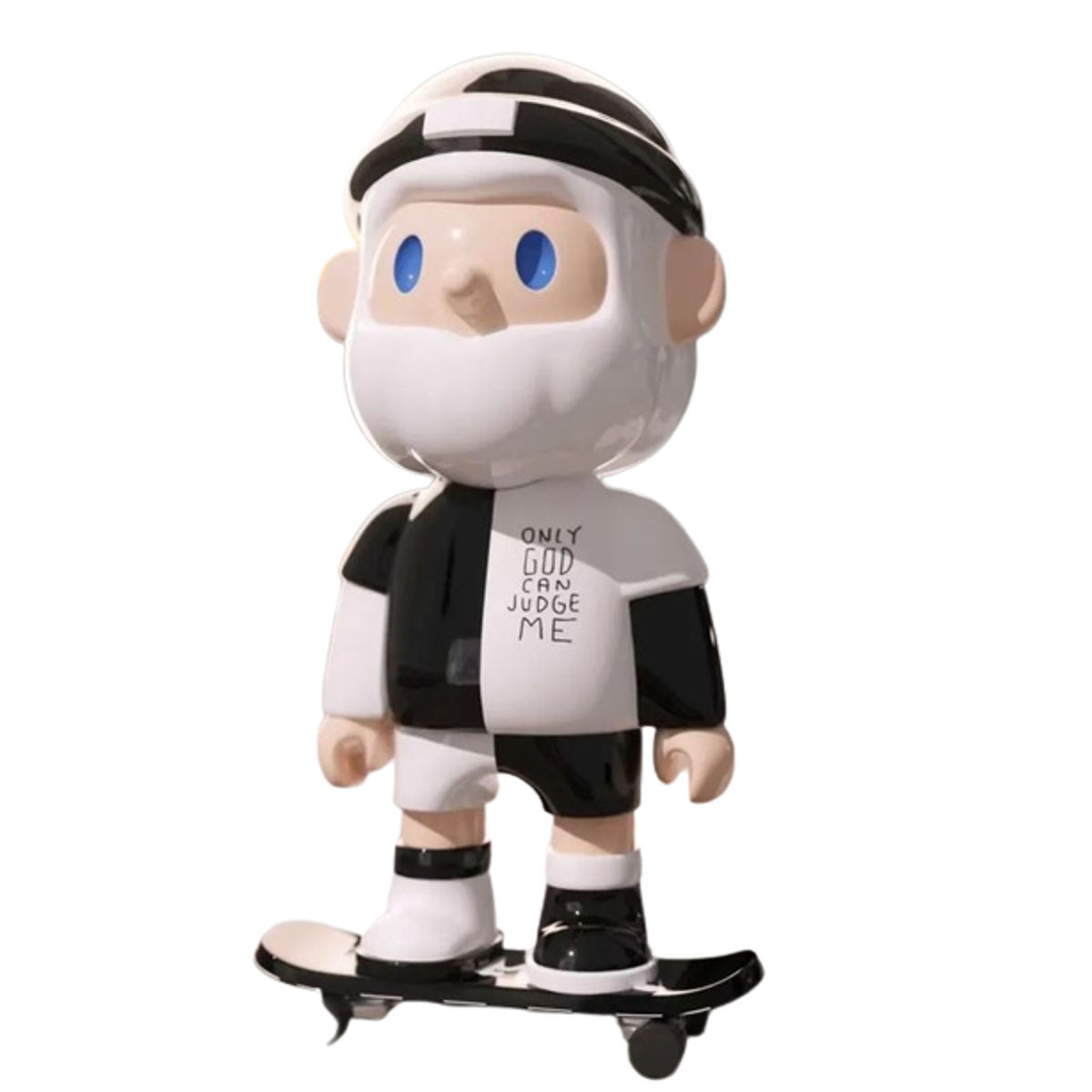 Black and White Skateboard Bob