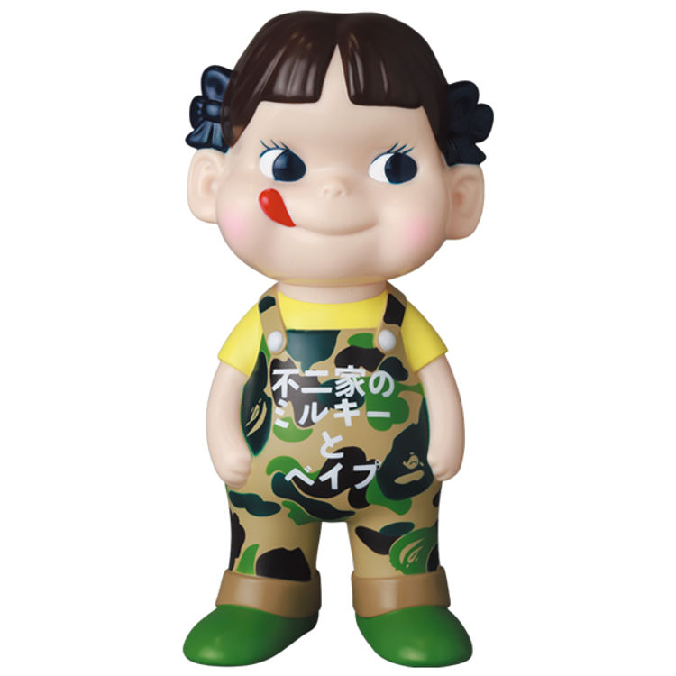 Green Camo BAPE x Peko-chan by Fujiya