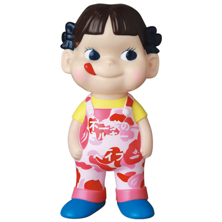 Pink Camo BAPE x Peko-chan by Fujiya
