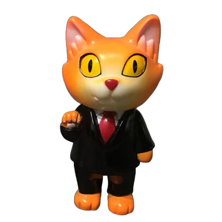 Black Suit Office Cat by Cristina Ravenna