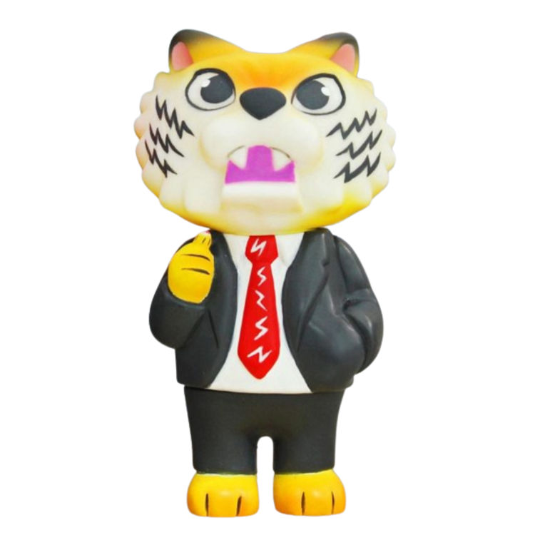 Black Suit Tiger Boss by Cristina Ravenna