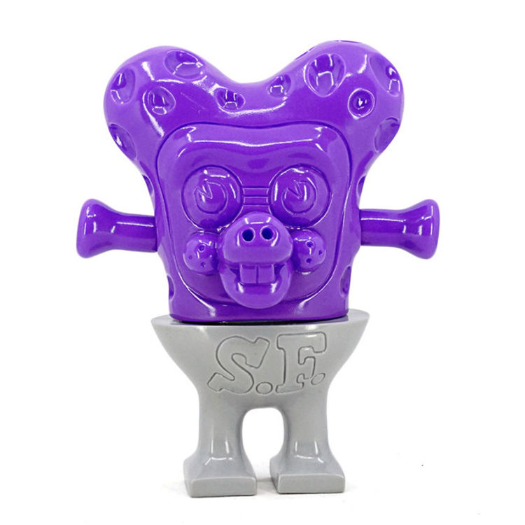 Space Friends Cheese Man Purple by Knuckle (Little Chop Design)