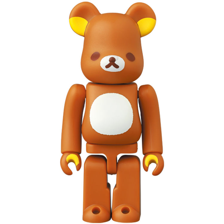 100% Light Brown Rilakkuma Be@rbrick by Rilakkuma