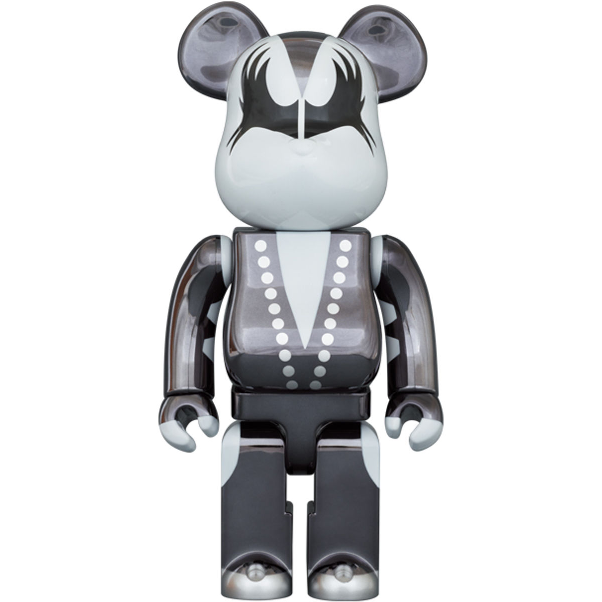 100% + 400% Chrome Demon : KISS Be@rbrick (Set)