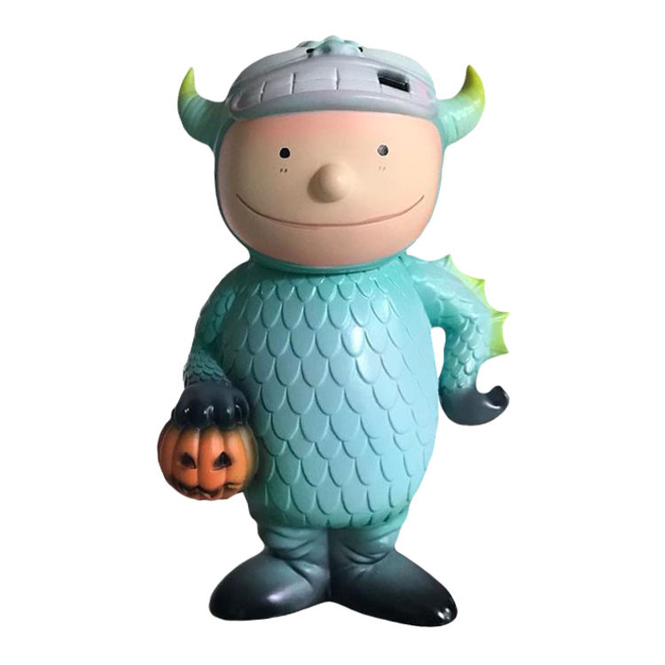 Blue Trick or Treat Greasebat by Jeff Lamm