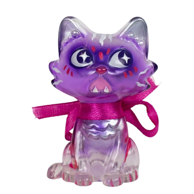 Clear Silver Baby Wananeko by Cristina Ravenna