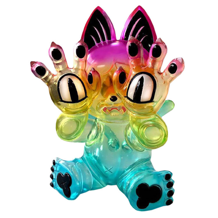 Rainbow Hell'sCat Onigiri Jumbo by Grape Brain