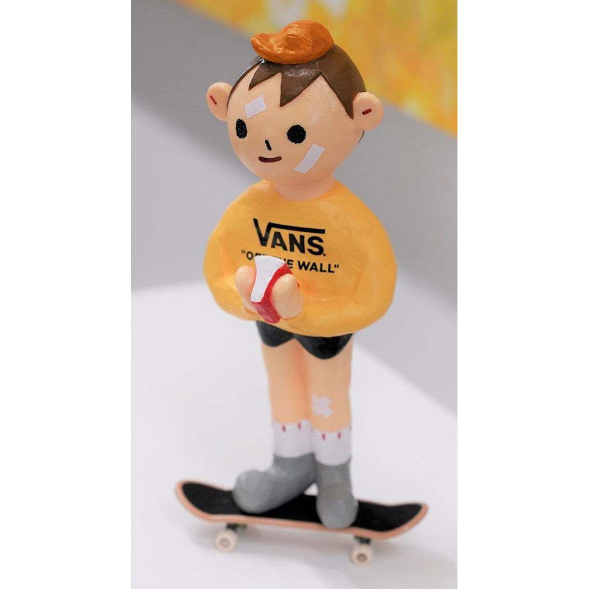 Yellow Siu Ming Vans Skateboard